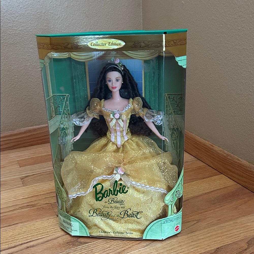 Barbie Beauty and the Beast Doll - Gold and Green
Brand new in original box